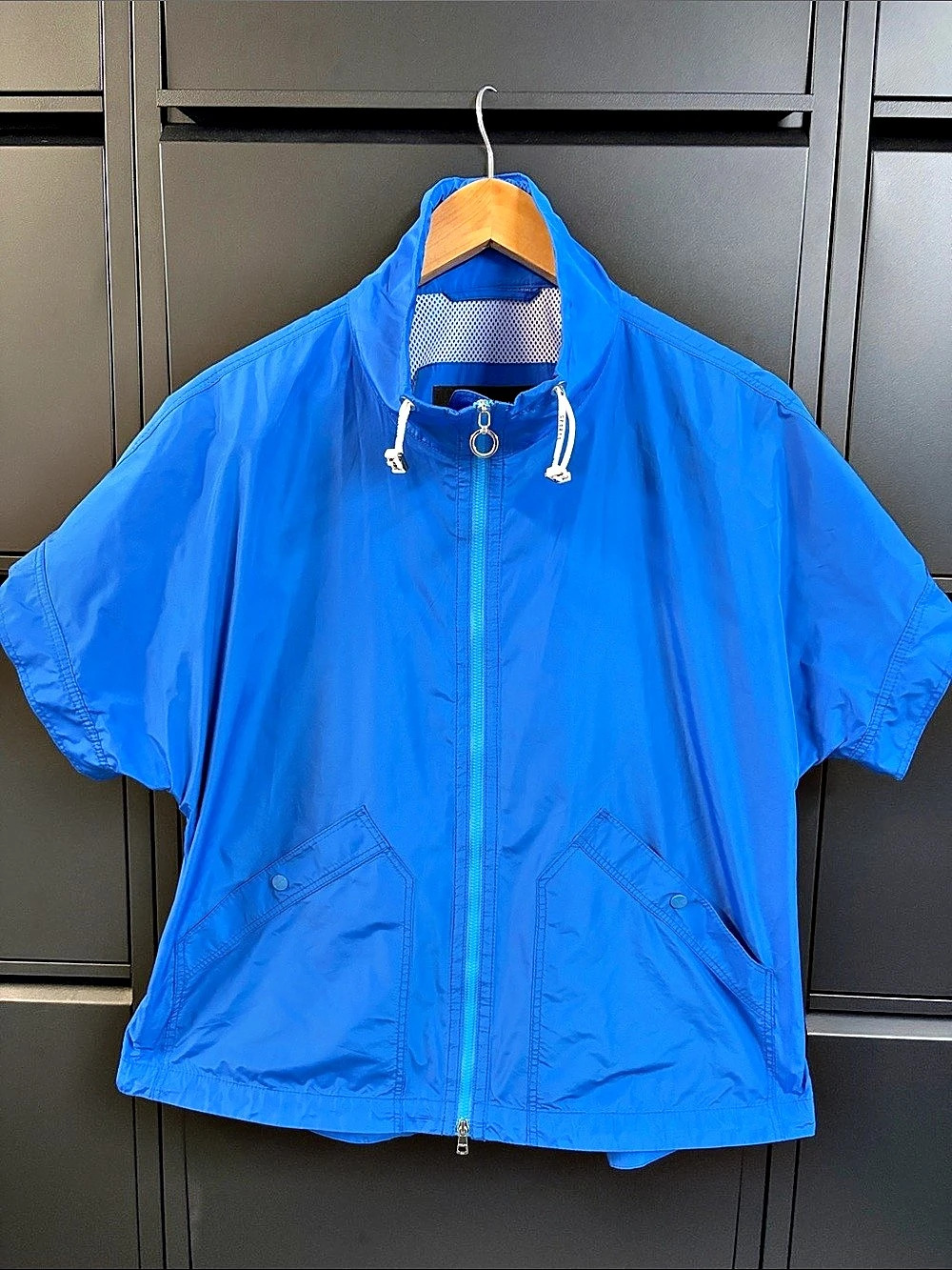 Marc Cain Blue Lightweight Zip Jacket Like New
